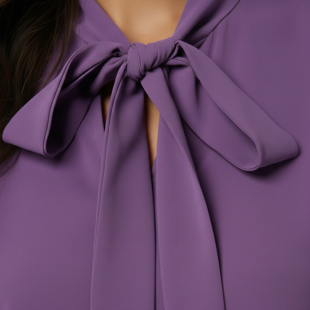 Blusa Chifón con Lazo