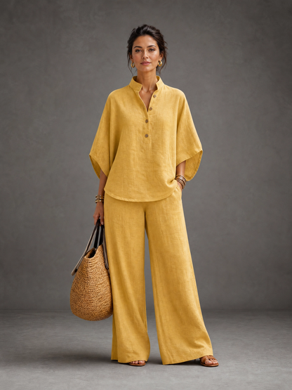 Conjunto de Lino - Camisa y Pantalón