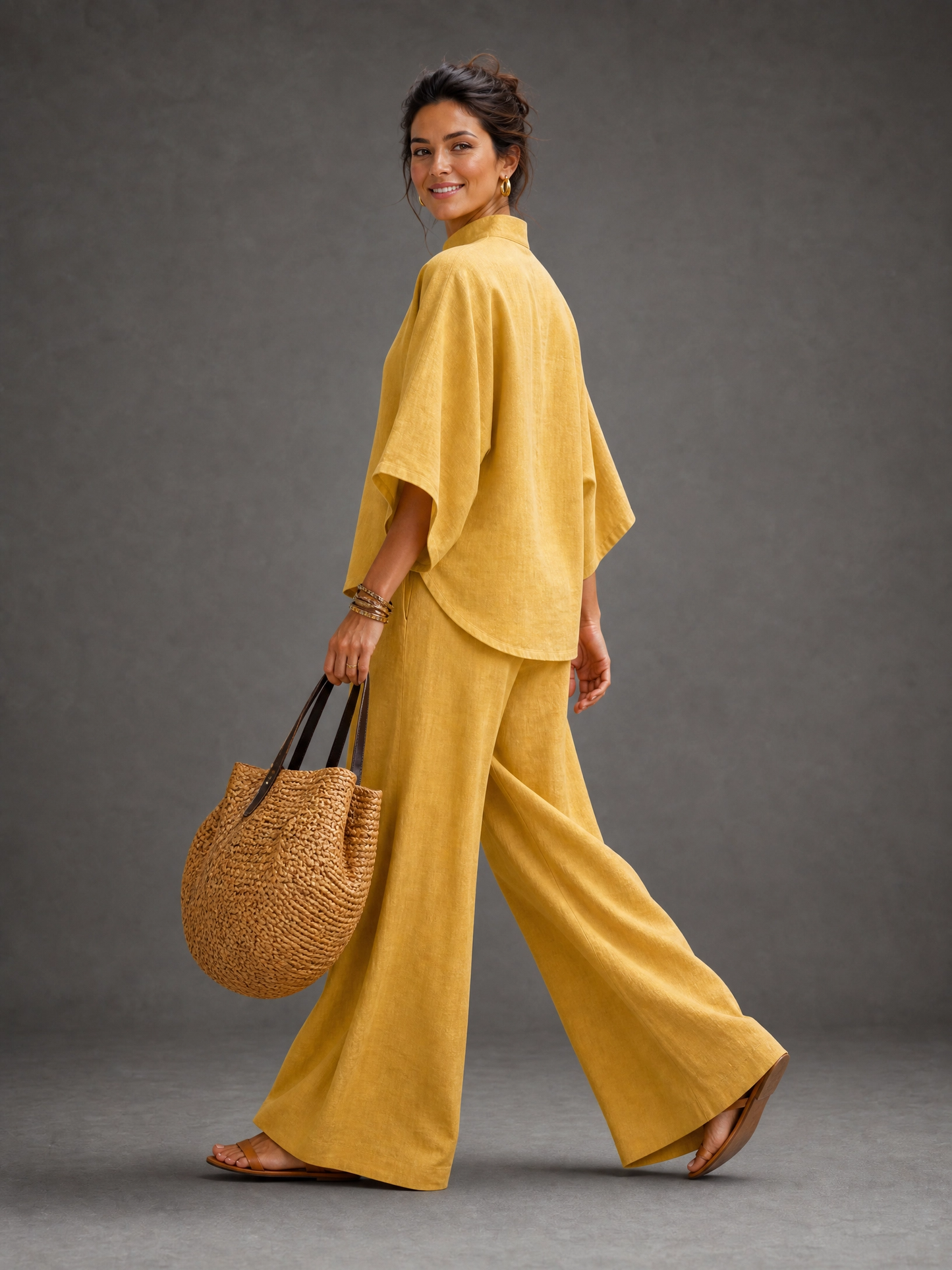 Conjunto de Lino - Camisa y Pantalón