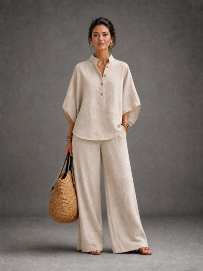 Conjunto de Lino - Camisa y Pantalón