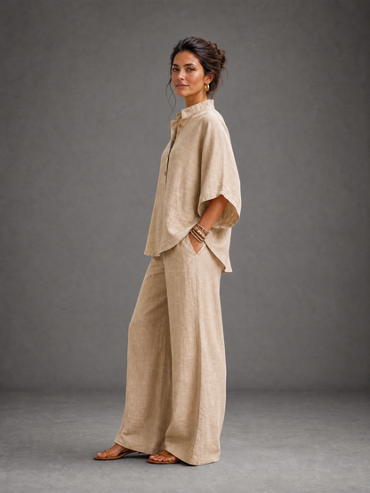 Conjunto de Lino - Camisa y Pantalón